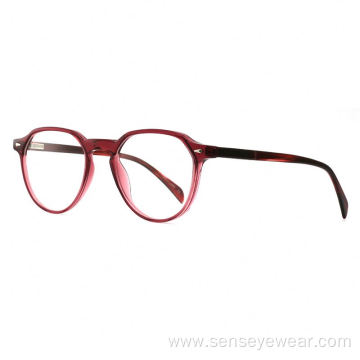 Vintage Round Women ECO Acetate Optical Frames Eyeglasses